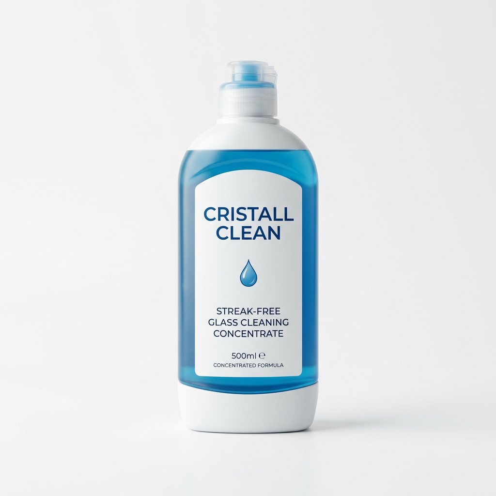 Cristall Clean streak-free glass cleaning concentrate, 500 ml bottle